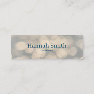 Cartão De Visita Mini Mini bu de luxo moderno elegante profissional