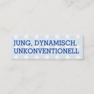 Cartão De Visita Mini Mini cartão de presentação