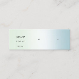 Cartão De Visita Mini Mini Gravação de Gradiente de Script