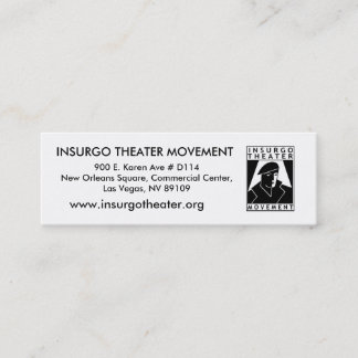 Cartão De Visita Mini MiniCards-001