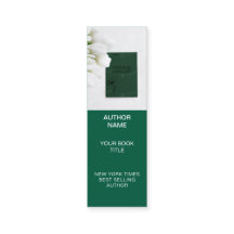 Modelo de Marcador de Autor Minimalista com Capa d
