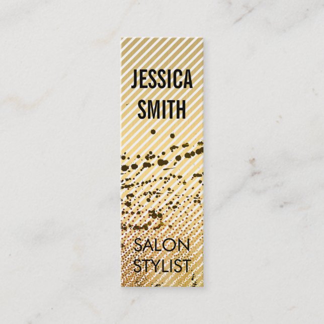 Cartão De Visita Mini Modernista expresso (Frente)