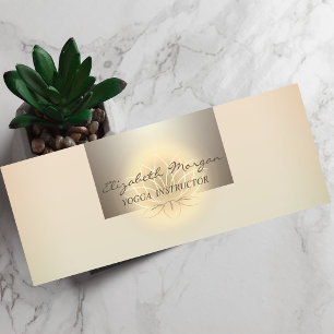 Cartão De Visita Mini Moderno Profissional Charmoso e Feminino,Flor de L