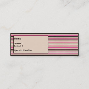 Cartão De Visita Mini Morango do chocolate