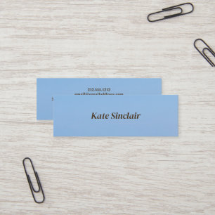 Cartão De Visita Mini Na moda Mini Mini Busine Moderna Minimalista Elega