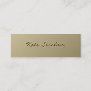 Cartão De Visita Mini Na moda Moderno Minimalista Elegante