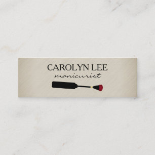 Cartão De Visita Mini Nail Salon