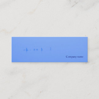 Cartão De Visita Mini nevoeiro azul