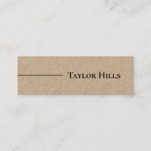 Nome da linha moderna minimalista Kraft