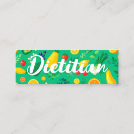 Cartão De Visita Mini Nutricionista Dietitiano