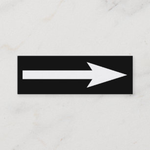 Cartão De Visita Mini O ponto inteiro - preto e branco