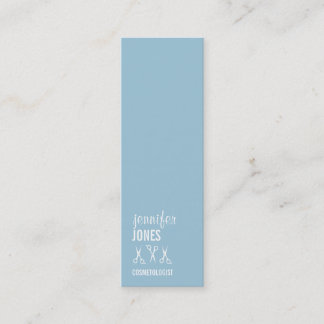 Cartão De Visita Mini orçamento simples moderno das tesouras do