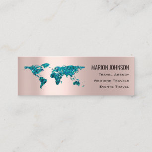 Cartão De Visita Mini Os investimentos financiam o ouro de viagem do