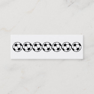 Cartão De Visita Mini Padrão de futebol