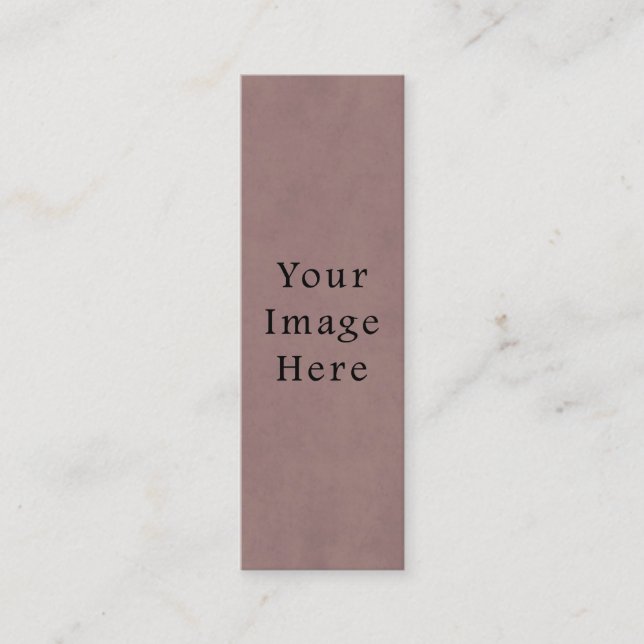 Cartão De Visita Mini Papel de pergaminho velho malva cor-de-rosa (Frente)