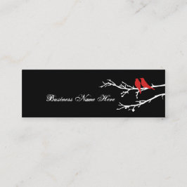 Cartão De Visita Mini pássaros da modificação