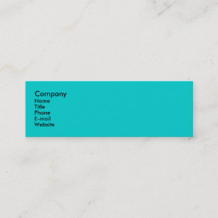 Cartão De Visita Mini Pavão