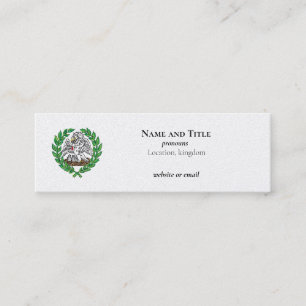 Cartão De Visita Mini Pelican e Laurel Wreath