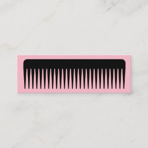 Cartão De Visita Mini Pente de travamento do olho