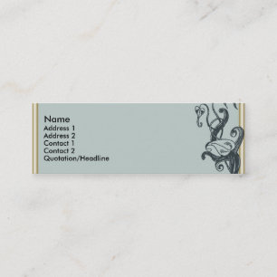 Cartão De Visita Mini Pequeno Jack