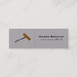 Cartão De Visita Mini Perito do vinho