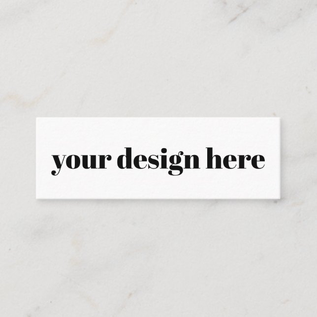 Cartão De Visita Mini Personalizar ou personalizar (Frente)