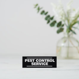 Cartão De Visita Mini Pest Control Kraft