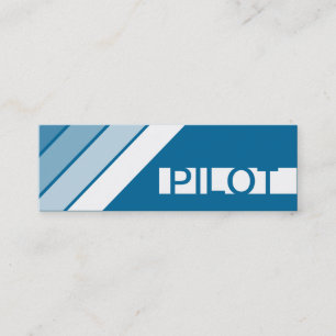 Cartão De Visita Mini PILOTO retrô