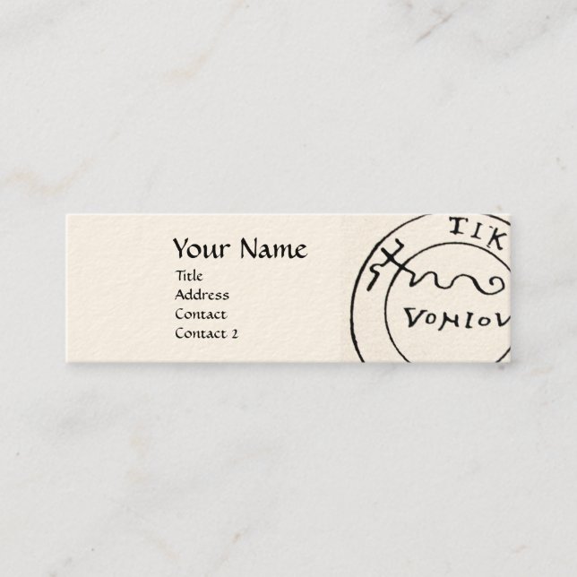 CARTÃO DE VISITA MINI PIRATAS ANTICOS MAPA DE TRATAMENTO, CRÂNIA E MADEI (Frente)