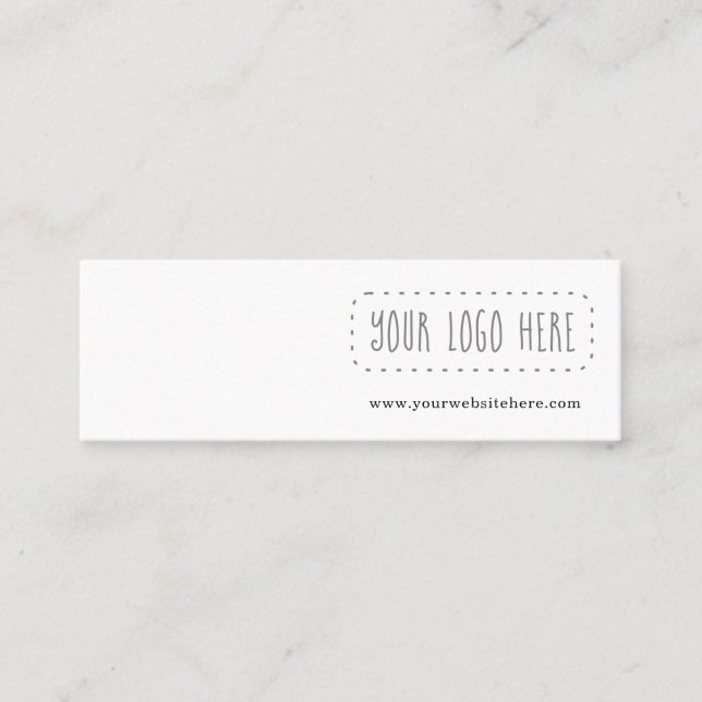 Cartão De Visita Mini Placa de exibição de mini leitura (Frente)