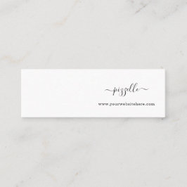 Cartão De Visita Mini Placa de exibição de mini leitura