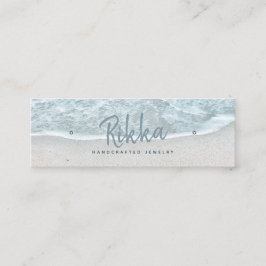 Cartão De Visita Mini Placa de Vídeo Turquioise Ocean Stud Earring