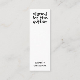 Cartão De Visita Mini Placa Mini Indicadora Assinada pelo Promocional Au