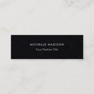 Cartão De Visita Mini Planilha profissional minimalista de tendências pr