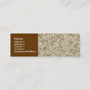 Cartão De Visita Mini Porridge