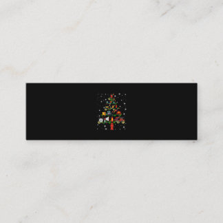 Cartão De Visita Mini Presente do Bombeiro | Feliz Natal para os Bombeir