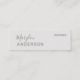 Cartão De Visita Mini Profissional - UNISEX