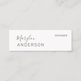 Cartão De Visita Mini Profissional - UNISEX