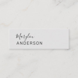 Cartão De Visita Mini Profissional - UNISEX