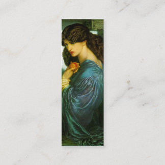 Cartão De Visita Mini Proserpine Bookmark por Dante Gabriel Rossetti