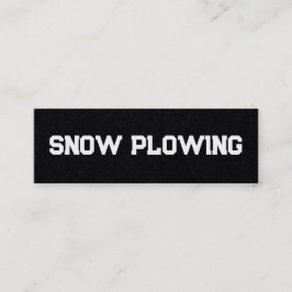 Cartão De Visita Mini QR do ventilador de neve