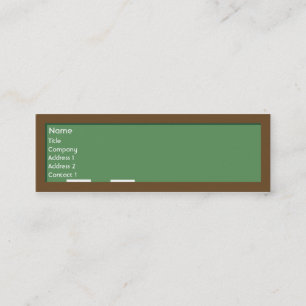 Cartão De Visita Mini Quadro - magro