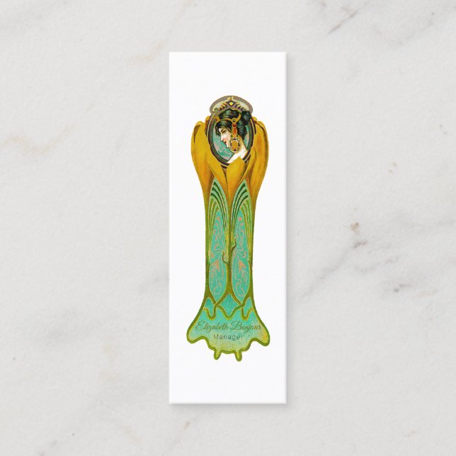 Cartão De Visita Mini Raptura da Flor - (Frente)