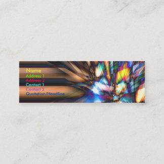 Cartão De Visita Mini Raybreak