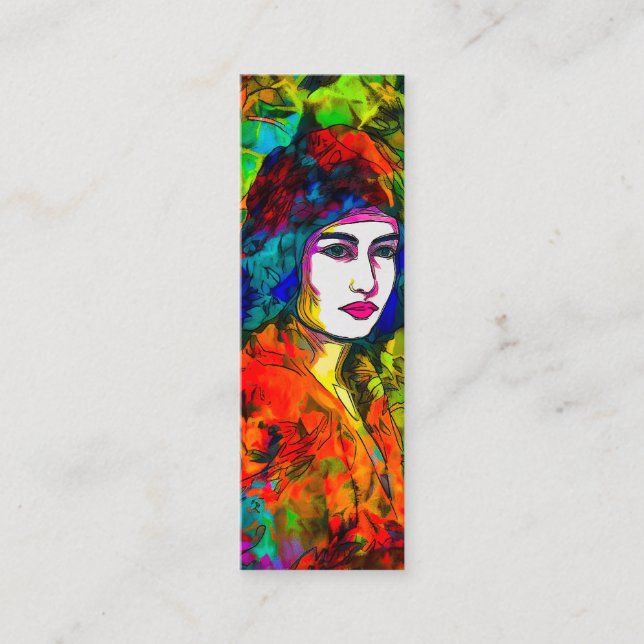 Cartão De Visita Mini Red Beret (Frente)