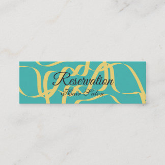 Cartão De Visita Mini Reserva Dourada Hair J Salon