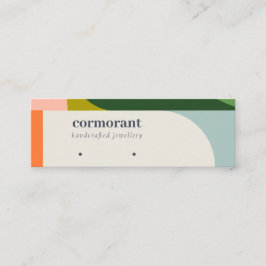 Cartão De Visita Mini Retentor do Estropo de Orelha abstrato