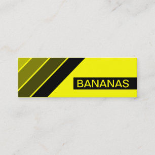 Cartão De Visita Mini retro BANANAS