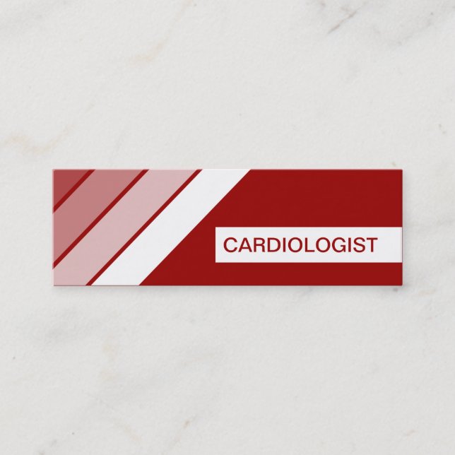 Cartão De Visita Mini REtro CARDIOLOGISTA (Frente)