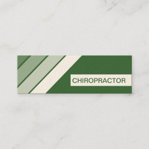 Cartão De Visita Mini retro CHIROPRACTOR